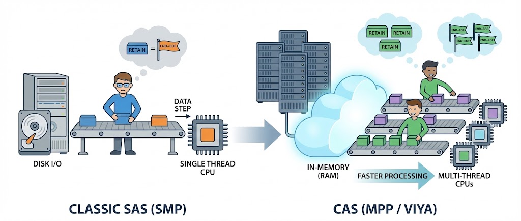 CAS vs SAS: Understanding Data Step Performance and Behavior Differences
