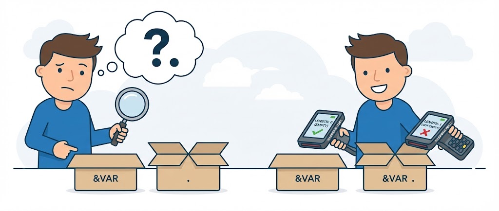 Comment tester efficacement une valeur manquante dans une macro variable SAS ?