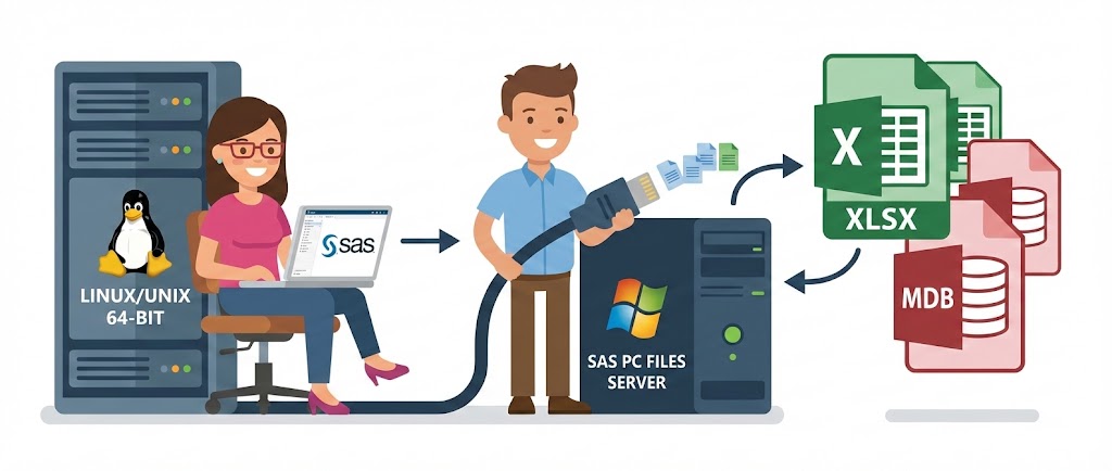 Comprendre et Configurer SAS PC Files Server pour les Environnements 64-bit et Unix/Linux