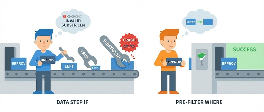 Le duel IF vs WHERE et le piège de la fonction SUBSTR