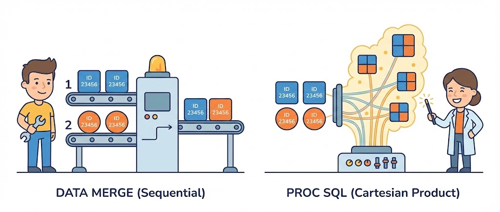 Le piège du "Many-to-Many" (MERGE vs SQL)