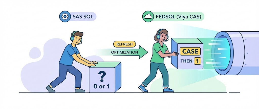 SAS Viya Optimization: Emulating PROC SQL with CAS-Enabled PROC FedSQL