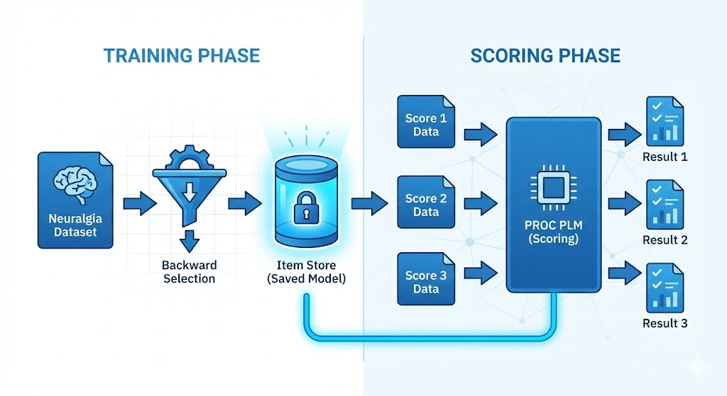 Analyse de régression logistique et scoring avec PROC PLM