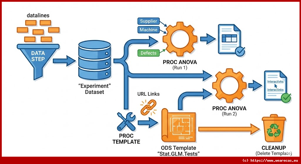 Analyse de variance (ANOVA) et personnalisation de template ODS