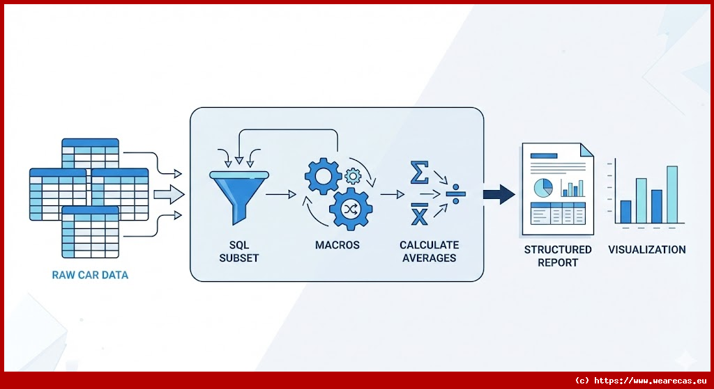 Analyse et reporting sur les données de voitures