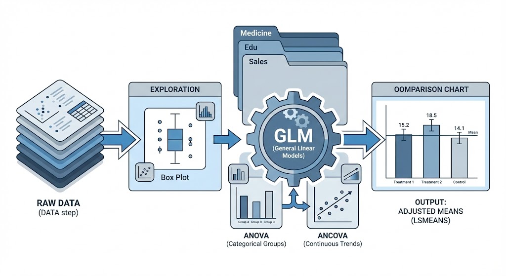 Analyses de Variance (ANOVA) et Covariance (ANCOVA)