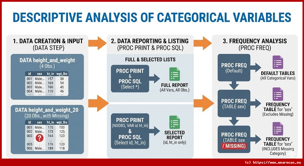 Analyse descriptive de variables catégorielles