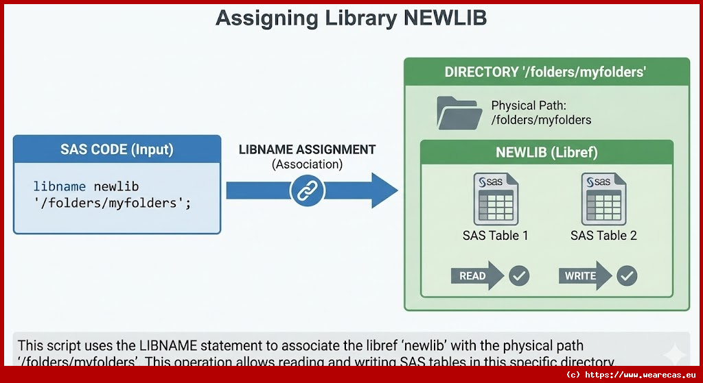Assignation de la librairie NEWLIB