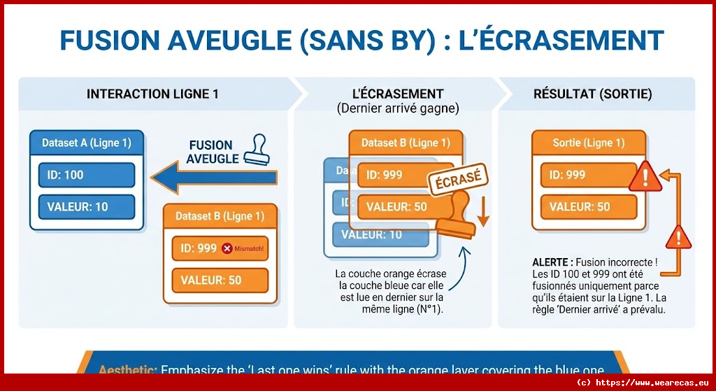 Exemples : Fusion de données un à un