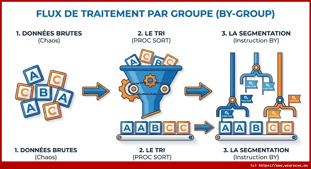 Exemples : Traiter les groupes BY dans l'étape DATA