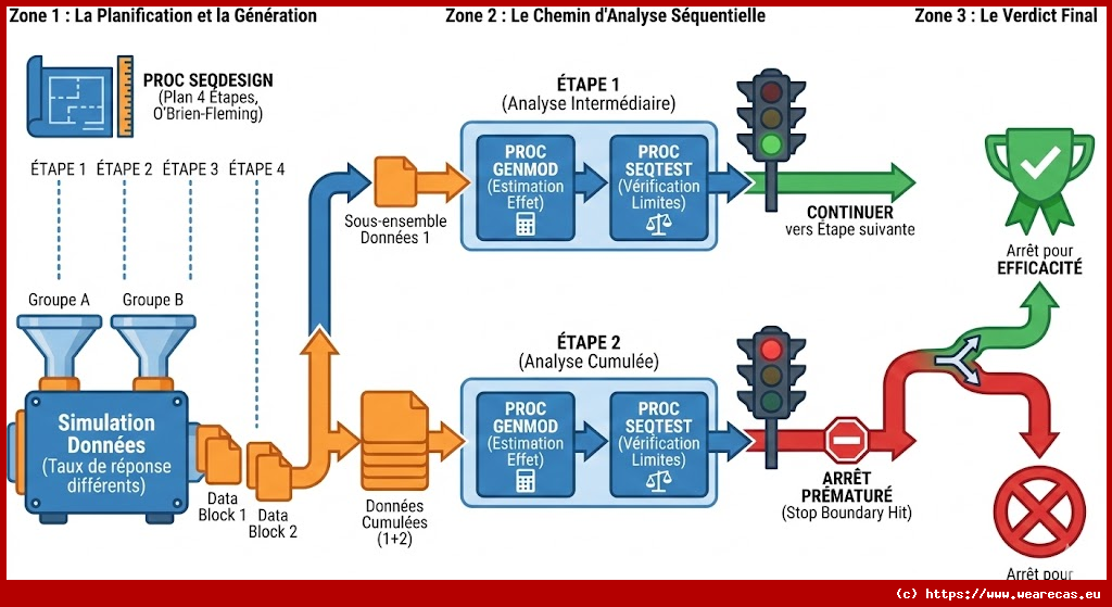 Exemple 1 pour PROC SEQTEST