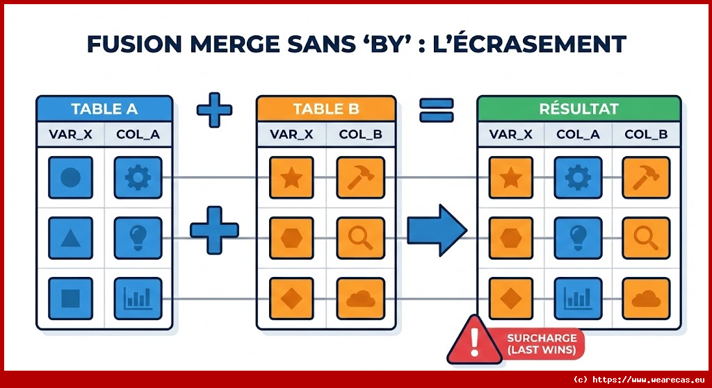 Exemples : Fusion de données un-à-un
