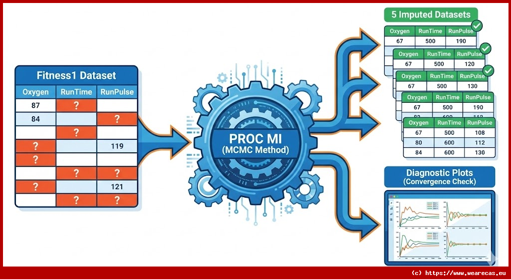 Exemple d'Imputation Multiple avec PROC MI