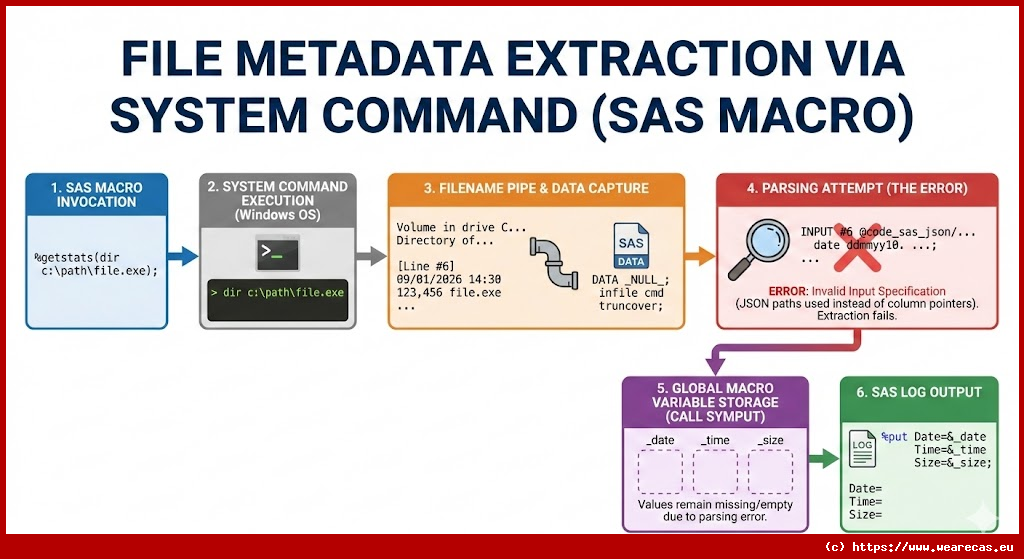 Extraction de métadonnées de fichier via commande système