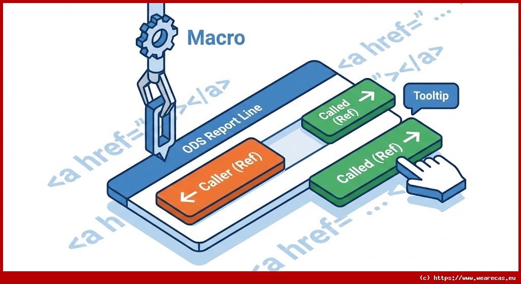 Génération de liens de références croisées pour rapports
