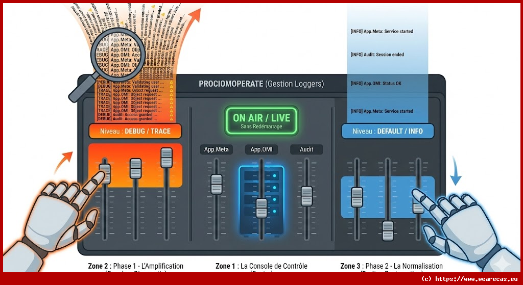 Gestion dynamique des logs du serveur de métadonnées via PROC IOMOPERATE