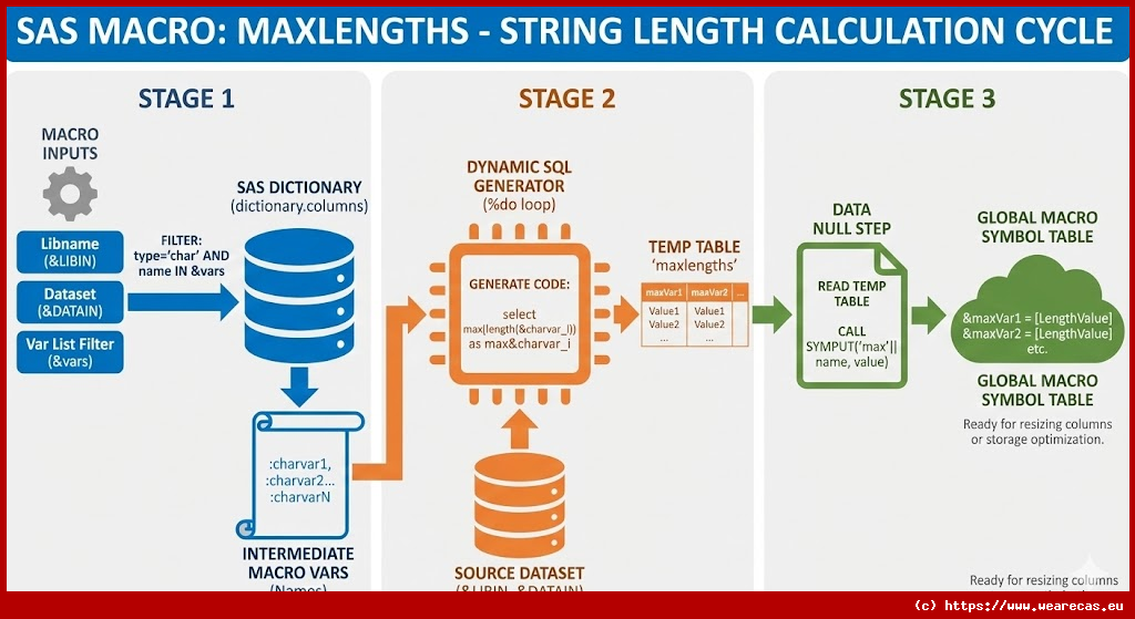 Macro Maxlengths - Calcul des longueurs de chaînes