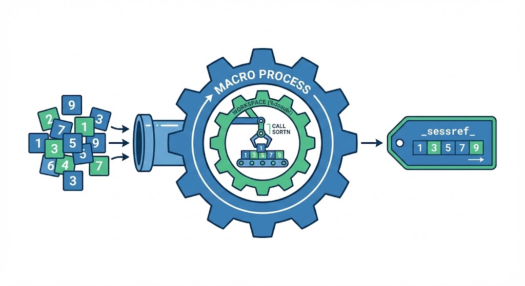 Macro utilitaire pour trier une liste d'éléments
