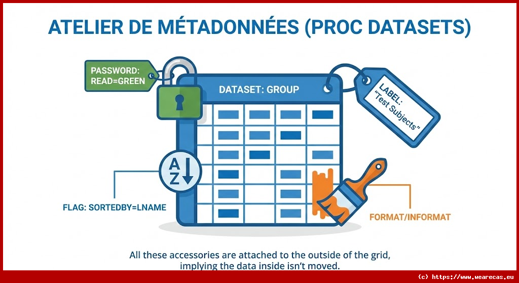 Modification de jeux de données SAS