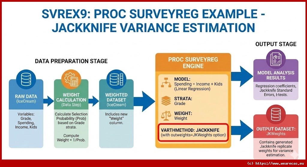 SVREX9 - Exemple 9 pour PROC SURVEYREG