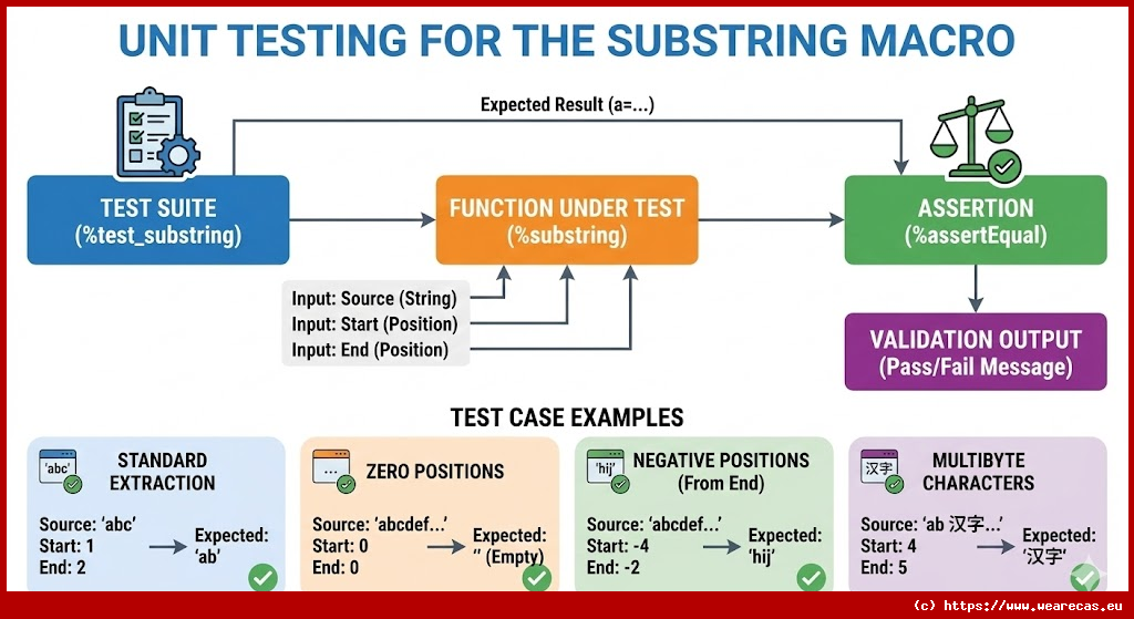Tests unitaires pour la macro SUBSTRING