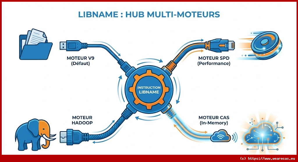 Utilisation d'un moteur SAS pour traiter les données SAS